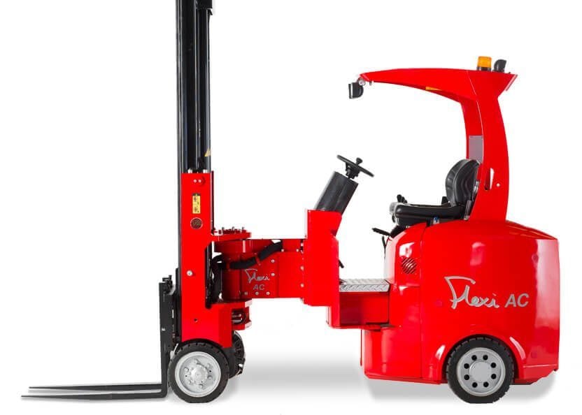 Narrow Aisle Flexi Forklifts for Sale in Northampton, Nottingham, Derby, Warwick, Leicester, Birmingham and across East Midlands, and West Midlands. 