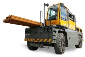 Baumann DFQ 200 Diesel Sideloader for Sale in UK, in areas like Leicester, Northampton, Nottingham, Birmingham, Derby, Warwick, West Midlands and East Midlands