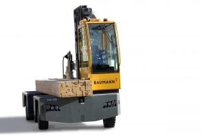Baumann HX 40 Diesel Sideloader for Sale in UK, in areas like Leicester, Northampton, Nottingham, Birmingham, Derby, Warwick, West Midlands and East Midlands