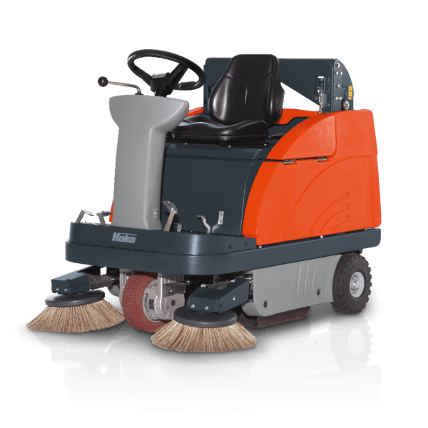 Hako B980R Ride On Sweeper for Sale in UK, in areas like Leicester, Northampton, Nottingham, Birmingham, Derby, Warwick, West Midlands and East Midlands