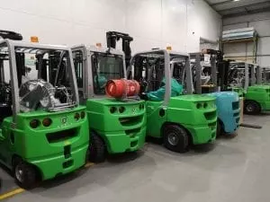 New Cesab forklifts delivered for sale
