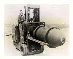 forklift used during teh war - a piece of forklift history