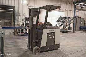 narrow aisle forklifts through history