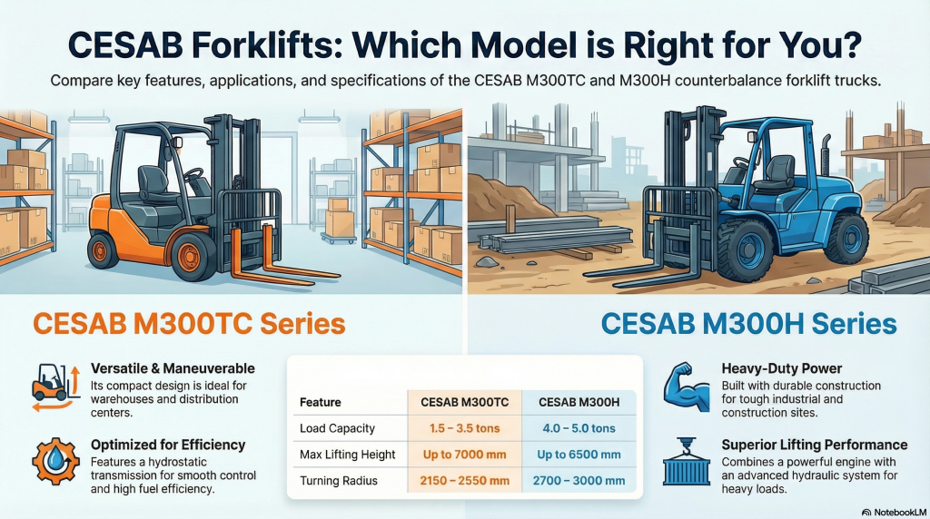 CESAB Internal Combustion Counterbalanced Trucks for Sale