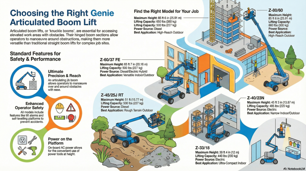 A Comprehensive Guide to Genie Articulated Boom Lifts