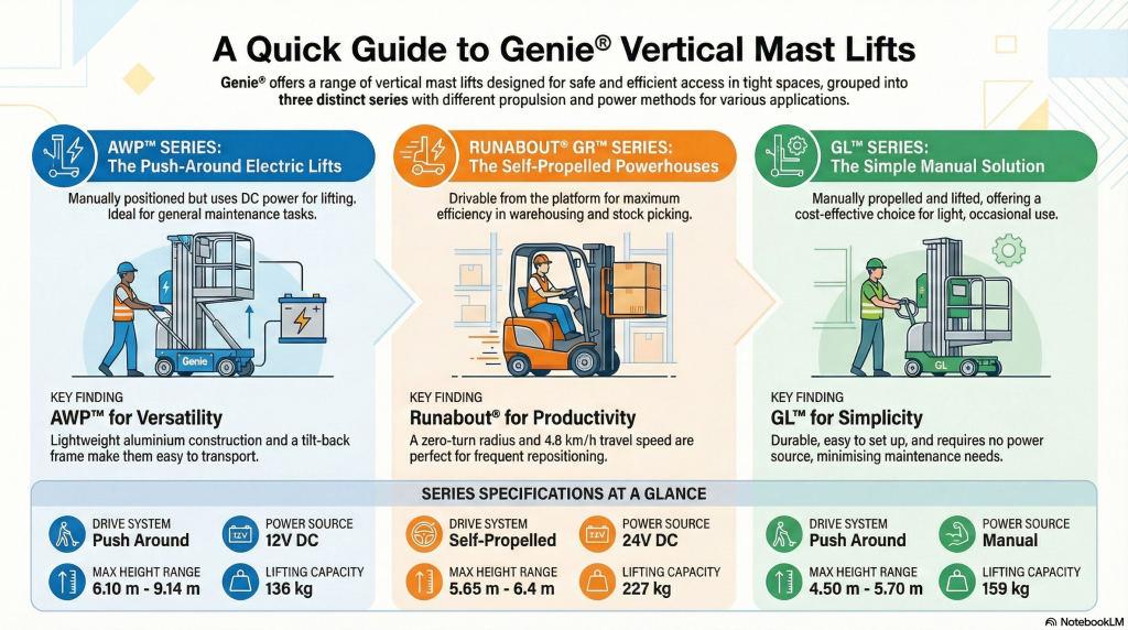 Exploring the Genie Vertical Mast Lift Range- A Comprehensive Guide