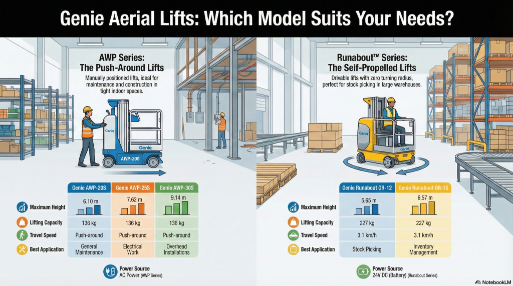 Exploring the Range of Genie Aerial Work Platforms and Push-Around Lifts
