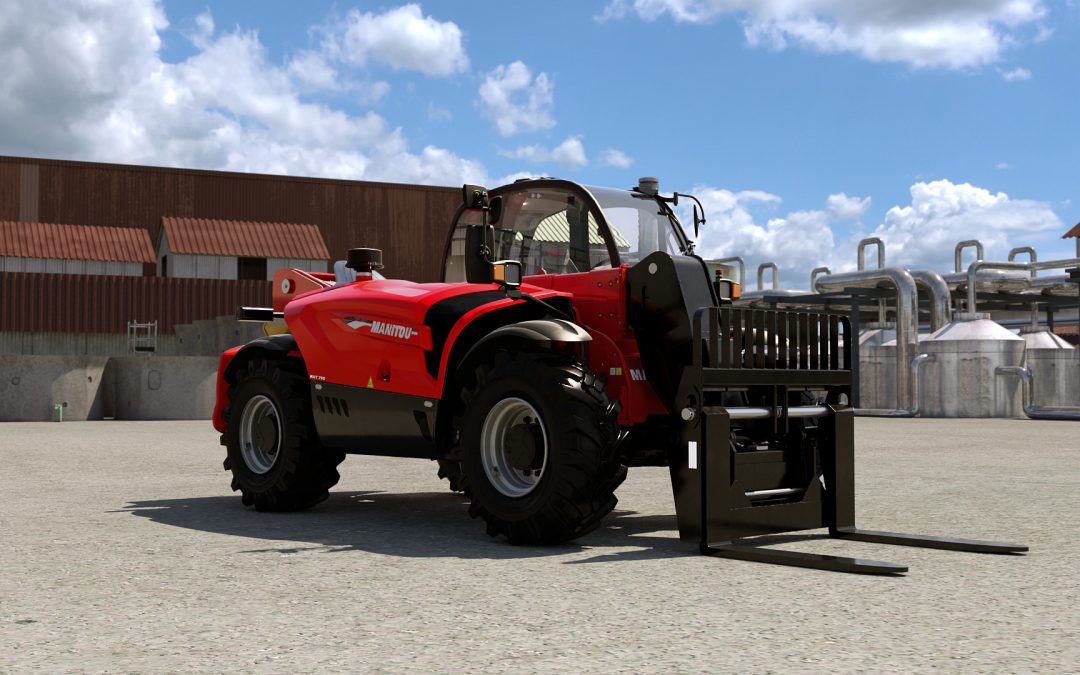 manitou contruction telehandler