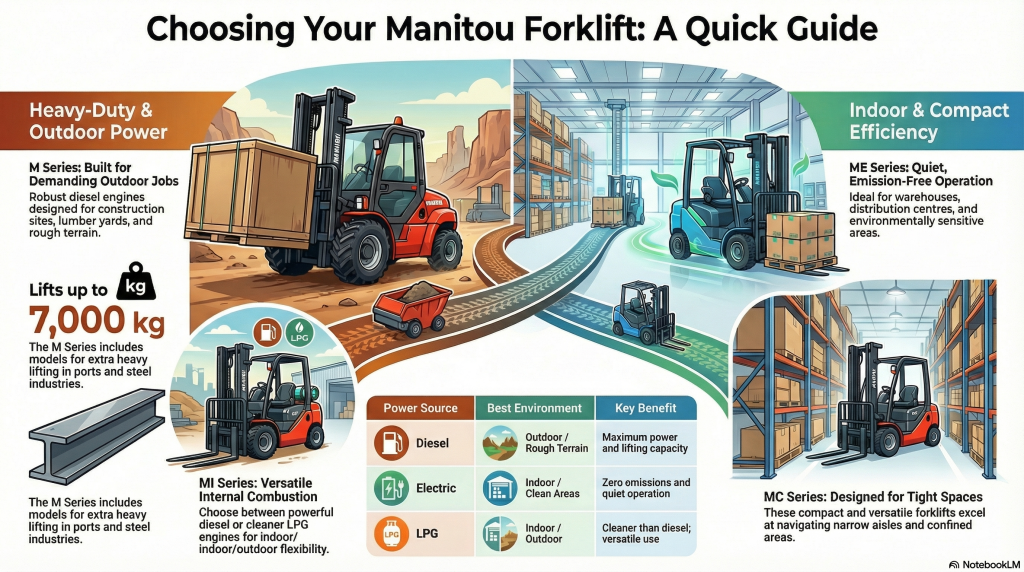 Manitou Forklift Trucks- A Comprehensive Guide from Angus Lift Trucks