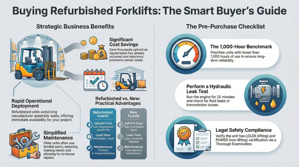 Buying Refurbished Forklifts - A Comprehensive Guide & What to Check