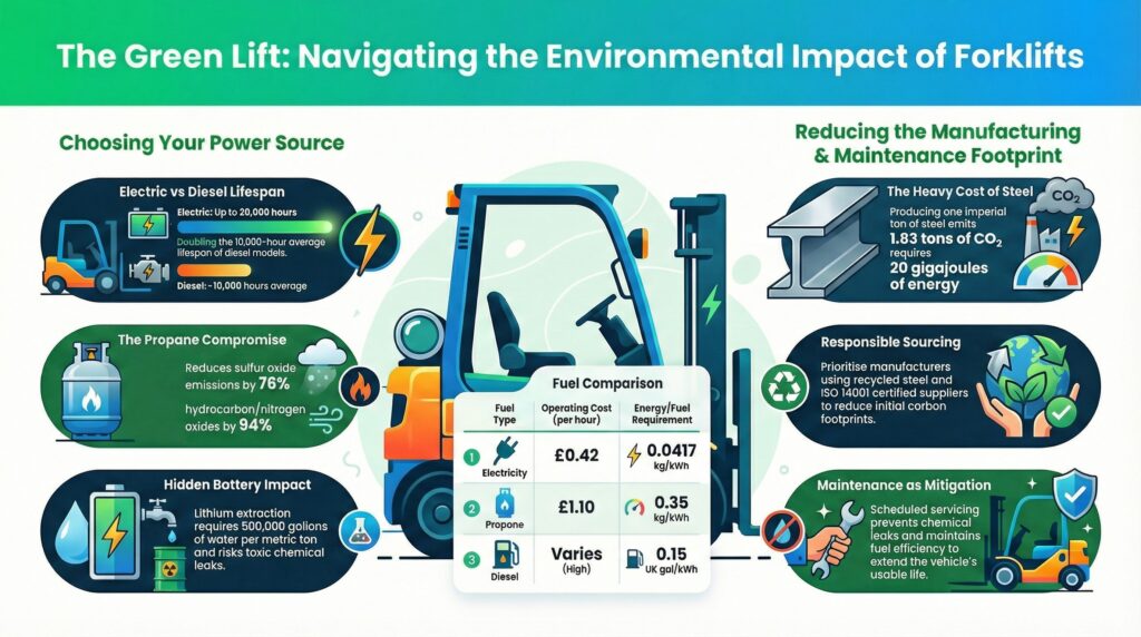 How the Forklift Industry Impacts the Environment