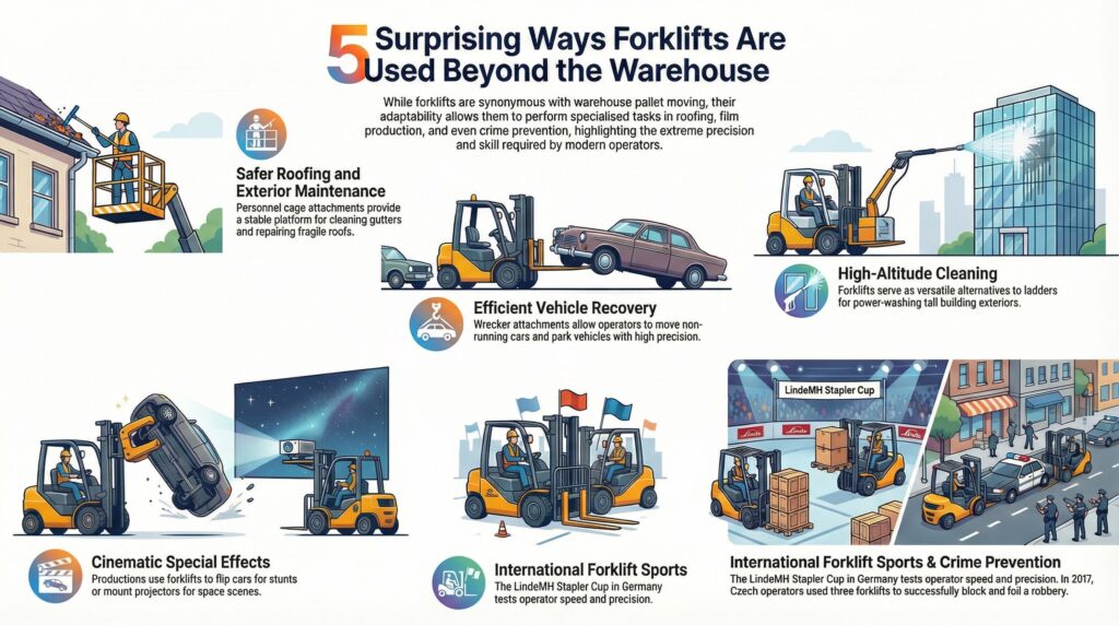 Top 5 Inventive Uses of Forklift Trucks