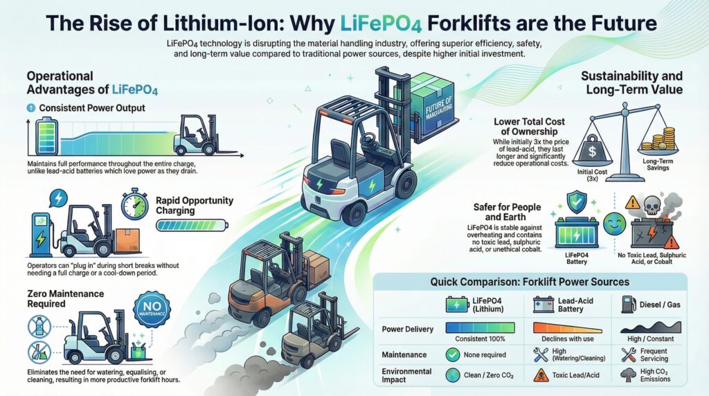 Will Lithium Ion Forklifts Ever Rule the World?